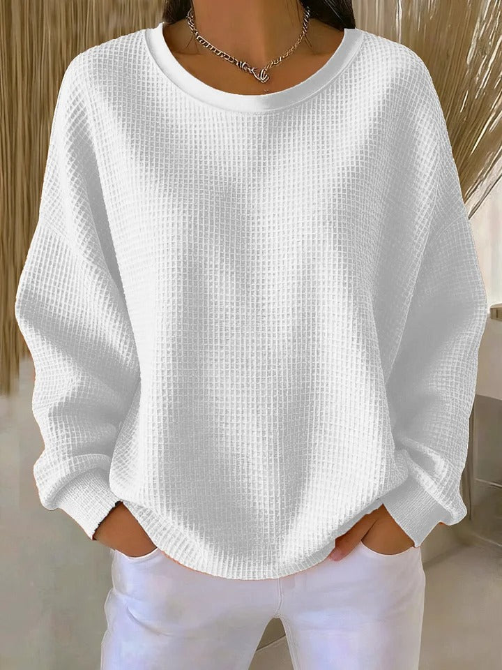 Ivora™ | Cozy Waffle Knit Sweater