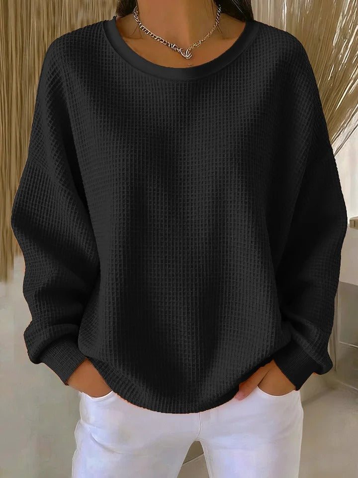 Ivora™ | Cozy Waffle Knit Sweater