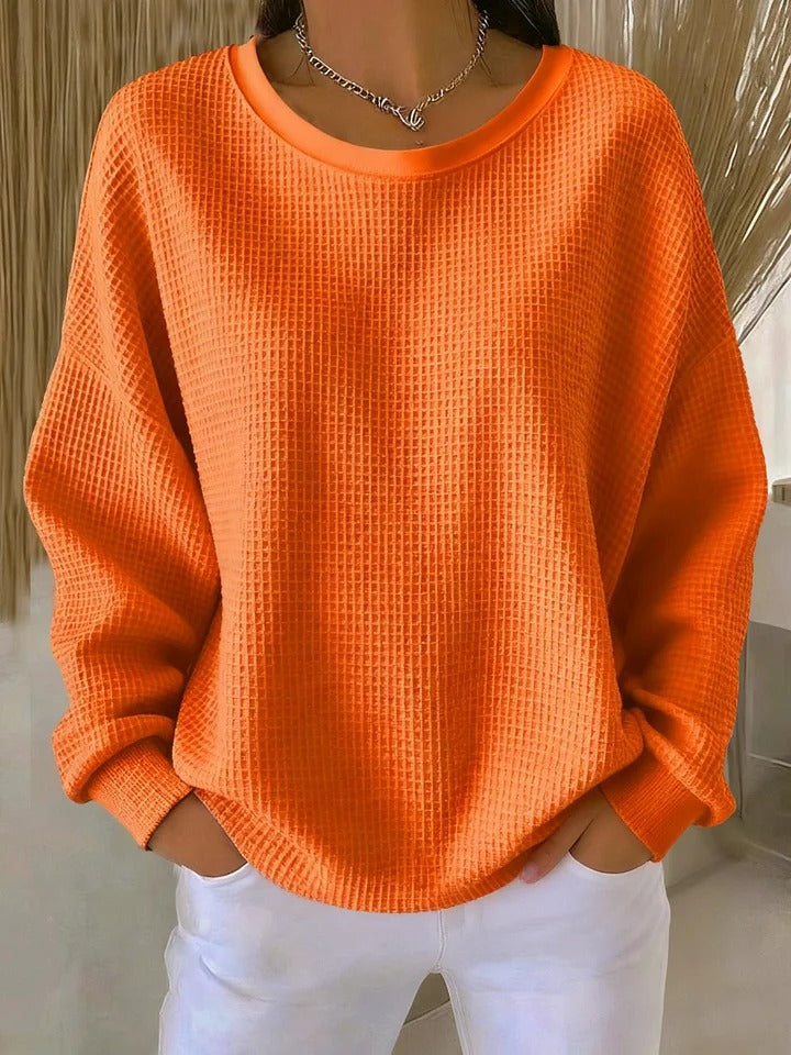 Ivora™ | Cozy Waffle Knit Sweater