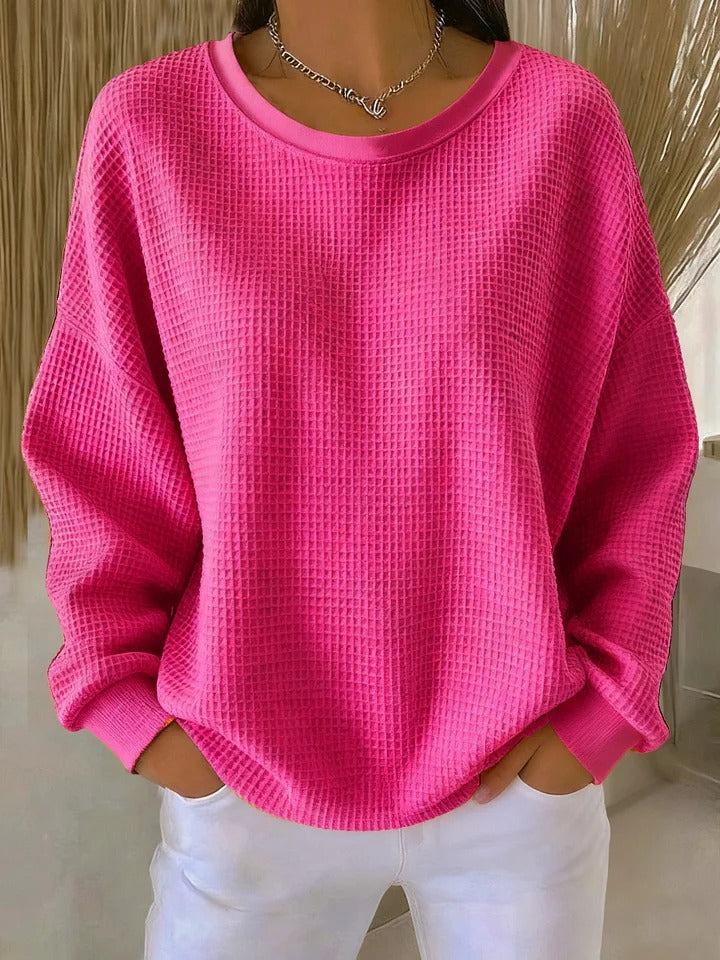 Ivora™ | Cozy Waffle Knit Sweater