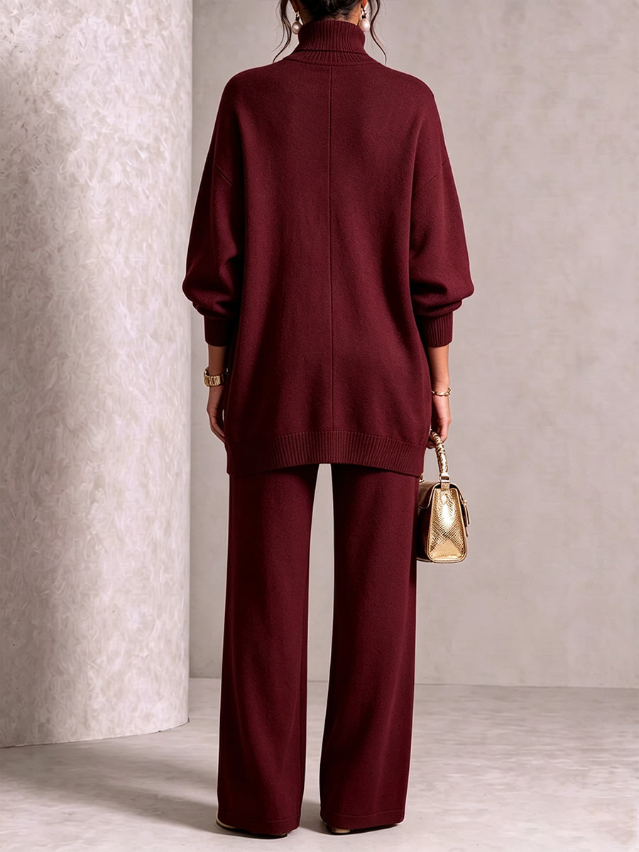 Delphinia™ | Knit Button Two-Piece Set