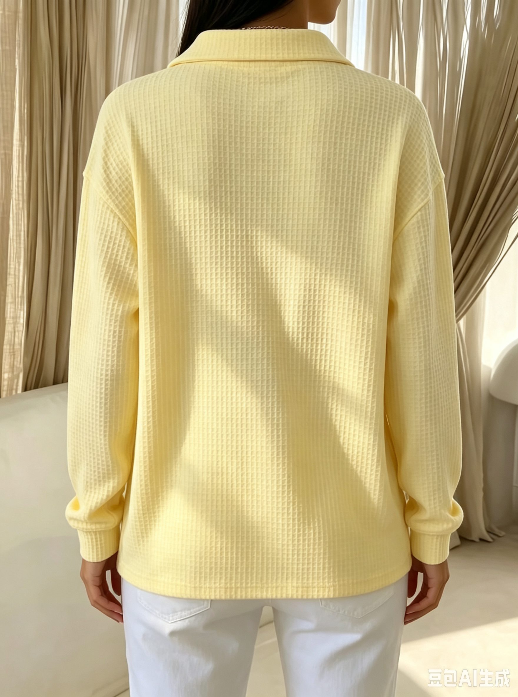 Idalia™ | Chic Soft Waffle-Knit Polo Top