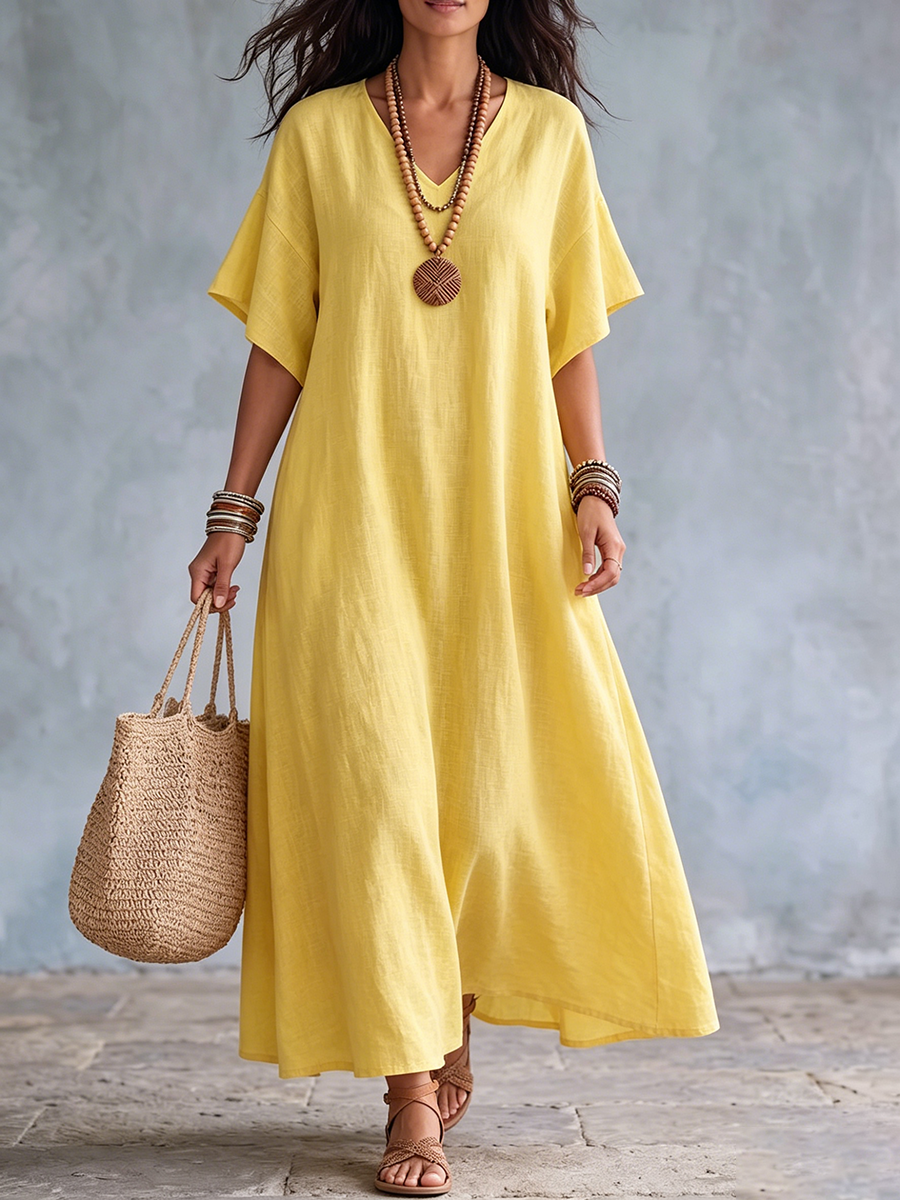 Kirsten™ | Minimalist Elegant Relaxed Maxi Dress