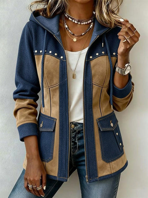 Fawnridge™ | Patchwork Hooded Jacket