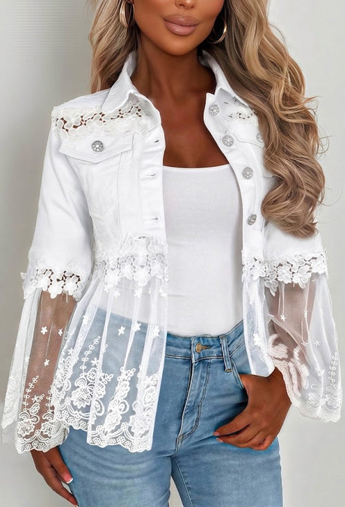 Sunnelace™ | Lace-Panel Jacket