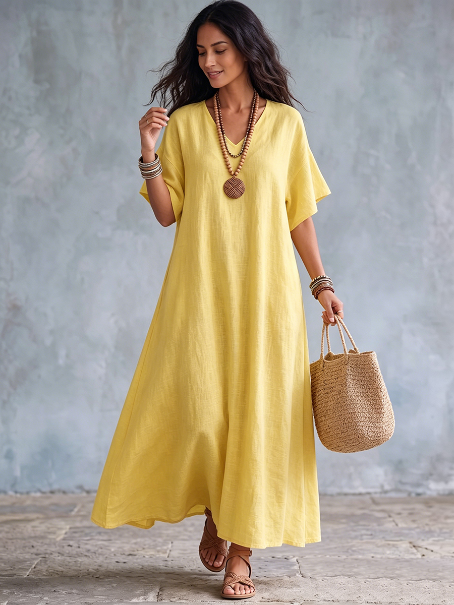 Kirsten™ | Minimalist Elegant Relaxed Maxi Dress
