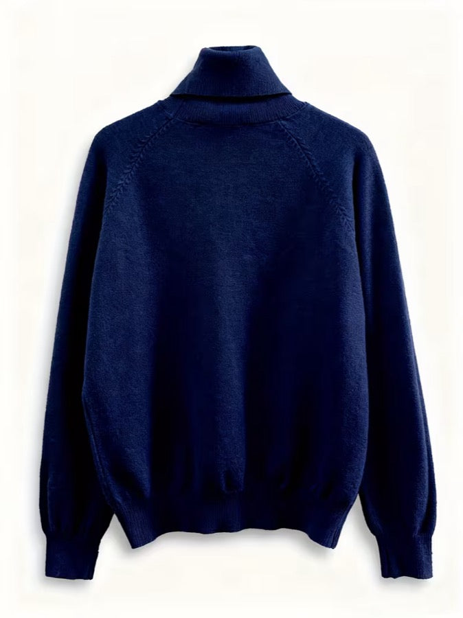 Marlowe™ | Fine-Knit Roll Neck Sweater
