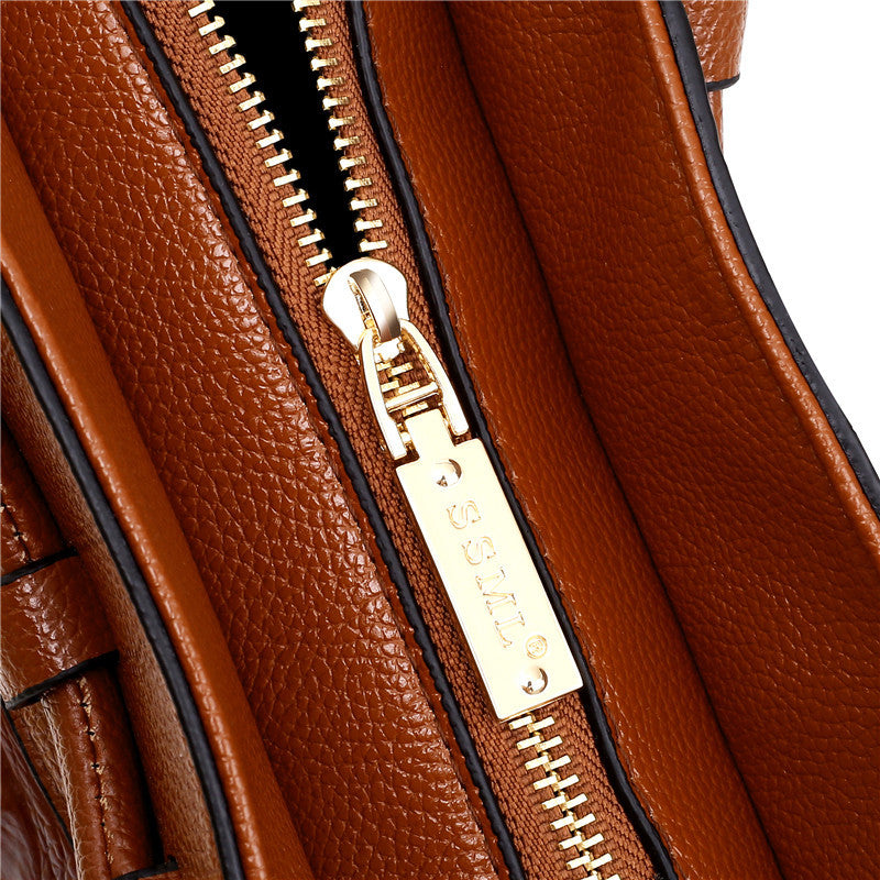Dalene™ | Two-Tone Crocodile-Embossed Tote Bag