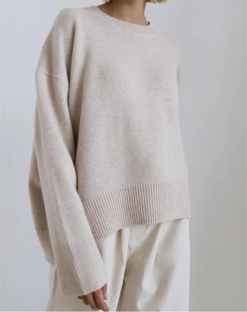 Claire | Creme Soft Oversize Sweater