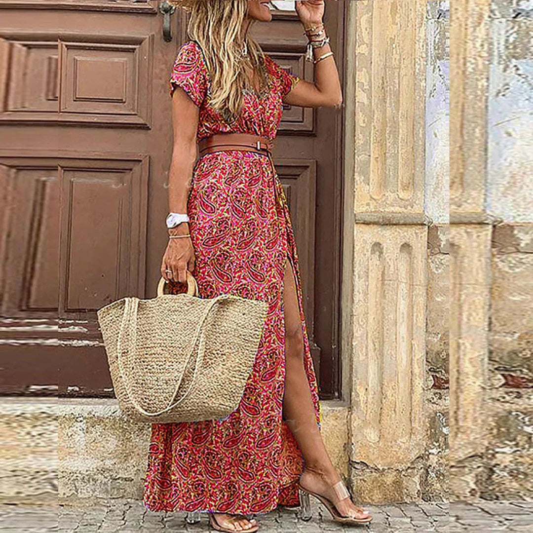 Kenna™ | Flowy Boho Maxi Dress