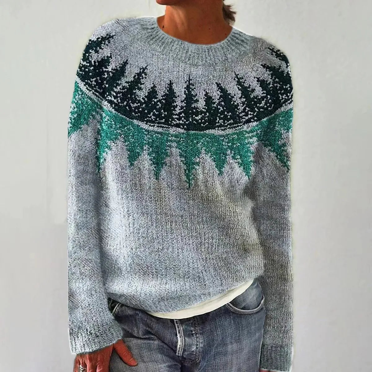 Tatiana™ | Retro Knitted Sweater