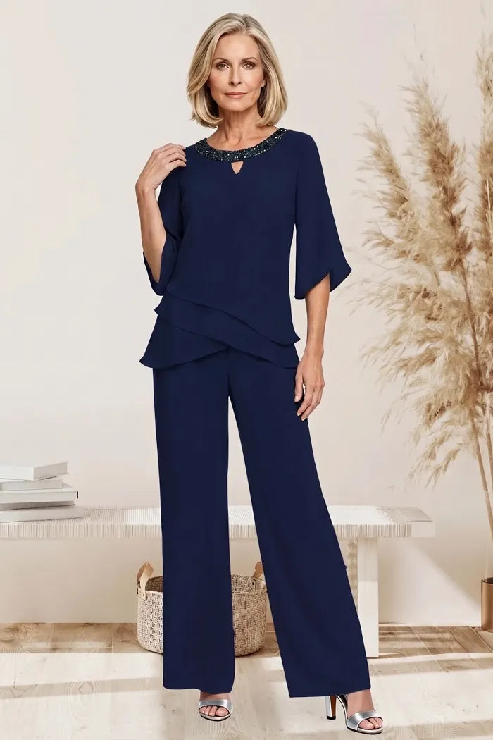Theresa™ | Relaxed Fit Formal Pant Set
