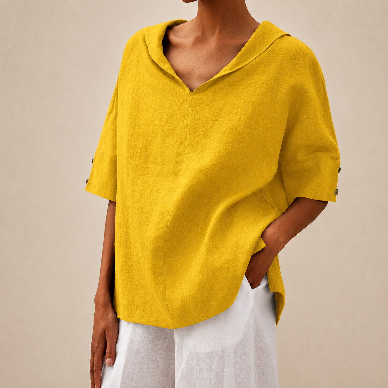 Soleil™ | Sunshine V-Neck Tunic Top