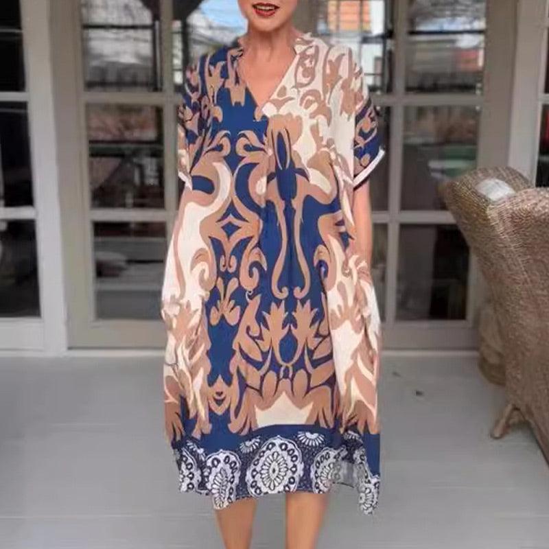 Leontine™ | Boho Belly Coverage Dress