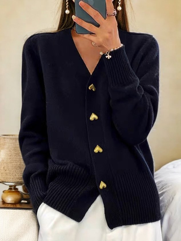 Paloma™ | Heart Button Cardigan
