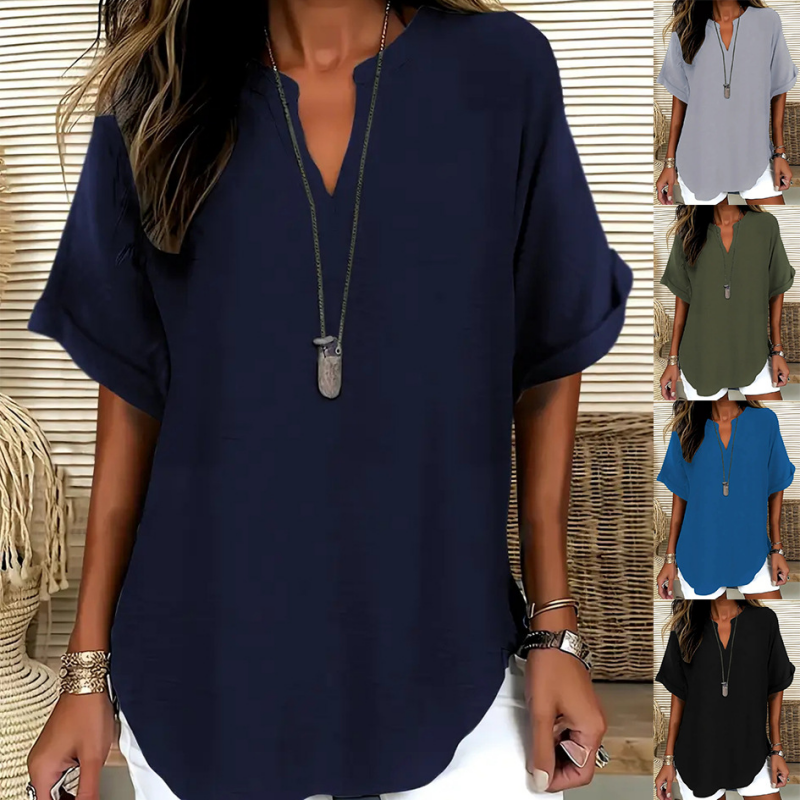 Navine™ | V-Neck Blouse