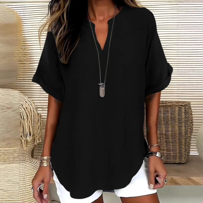 Navine™ | V-Neck Blouse