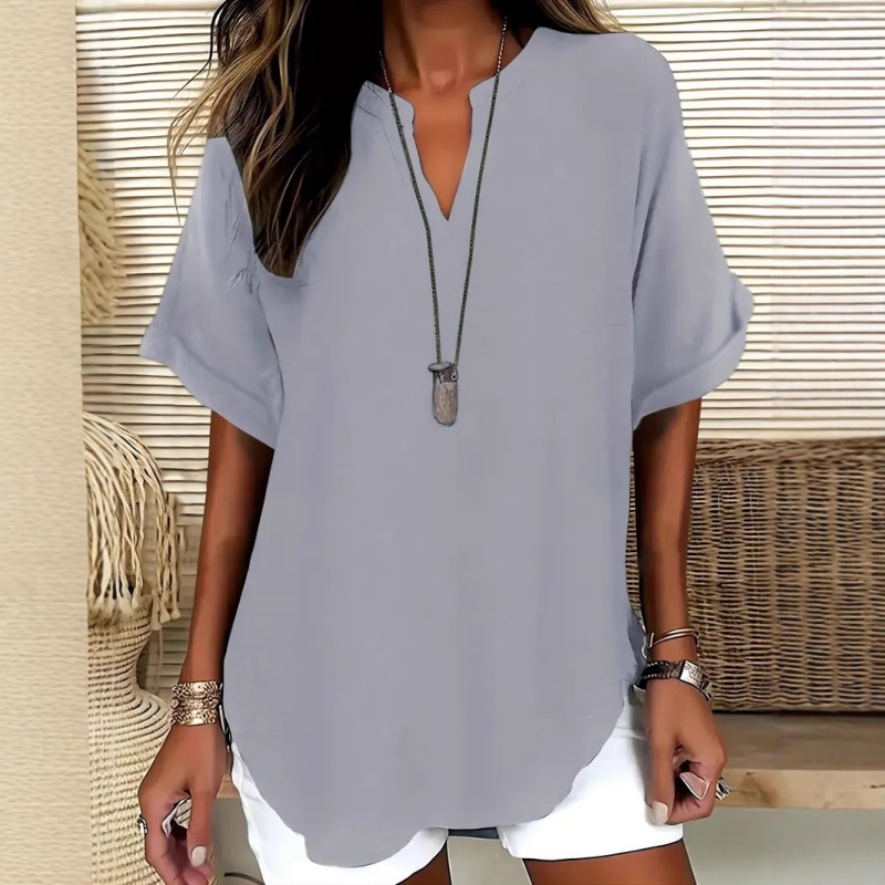 Navine™ | V-Neck Blouse