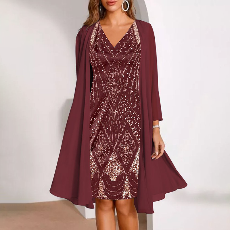 Valentina™ | Elegant Two-Piece Dress