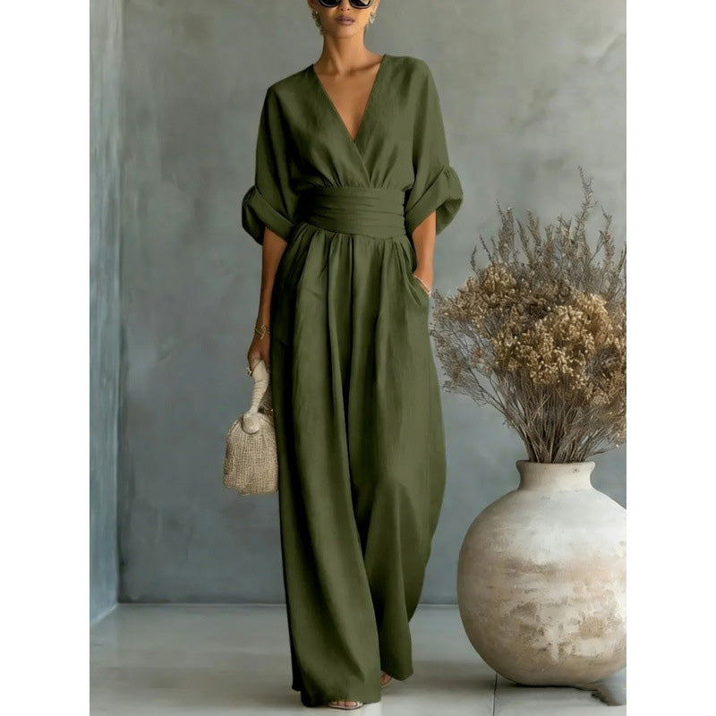 Margot | High-Waist Wide-Leg Jumpsuit