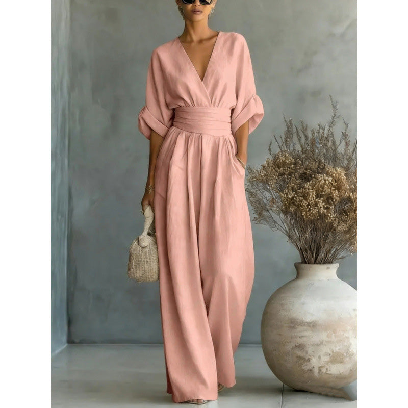 Margot | High-Waist Wide-Leg Jumpsuit