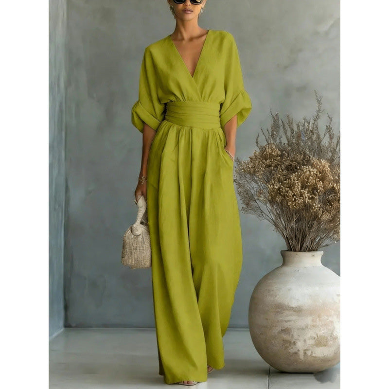 Margot | High-Waist Wide-Leg Jumpsuit