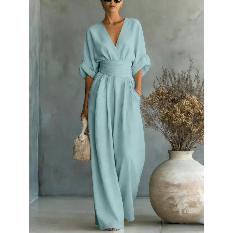 Margot | High-Waist Wide-Leg Jumpsuit
