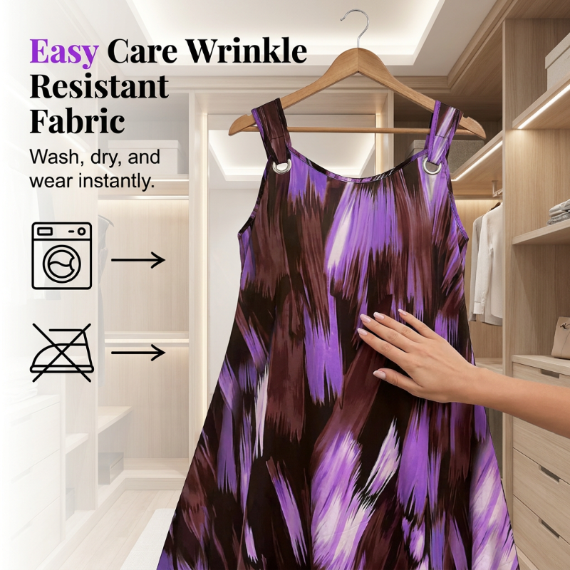 Ondine™ | Gradient Print Sleeveless Dress
