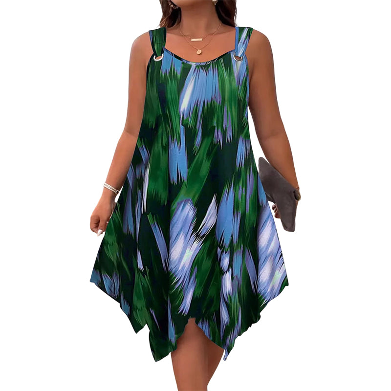 Ondine™ | Gradient Print Sleeveless Dress