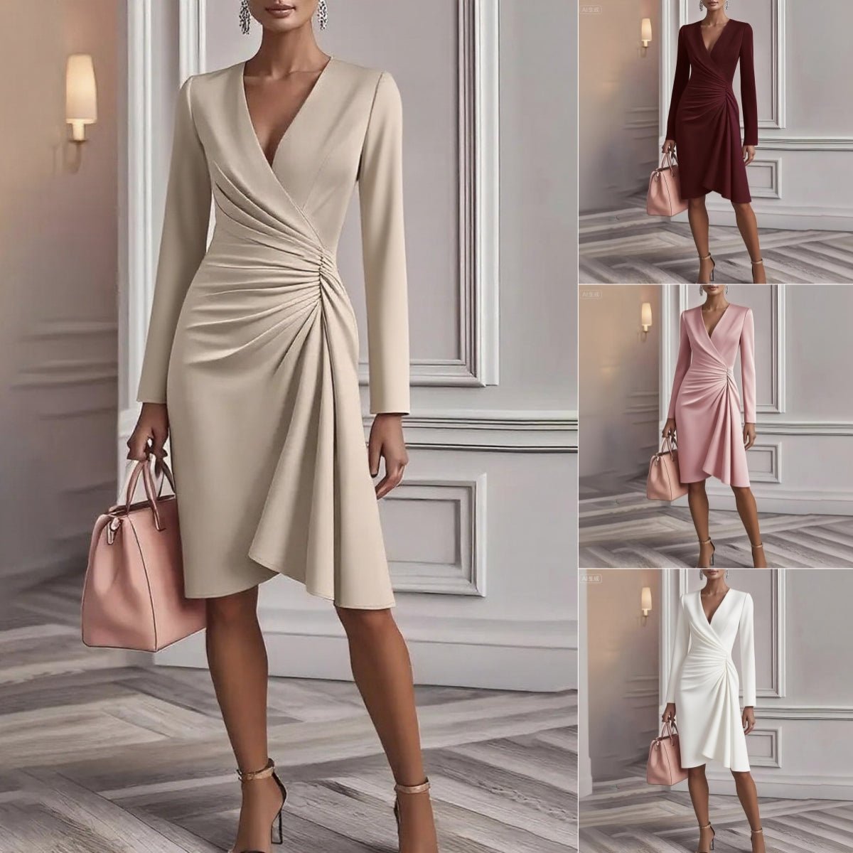 Avelisse™ | Elegant Midi Dress