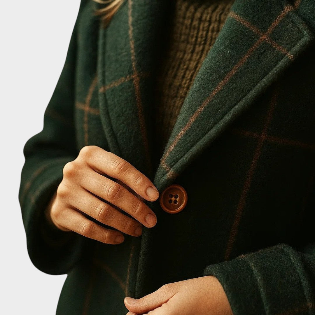 Nevaine™ | Classic Check Autumn Coat
