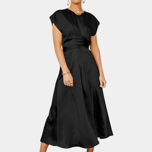 Celeste™ | Draped Midi Dress