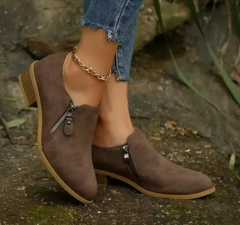 Orthopaedic Zip-Up Ankle Boots