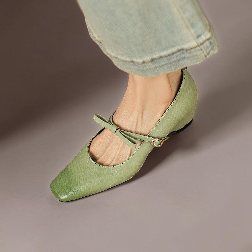 Arnelle™ | Bow-Strap Mary Jane Pump