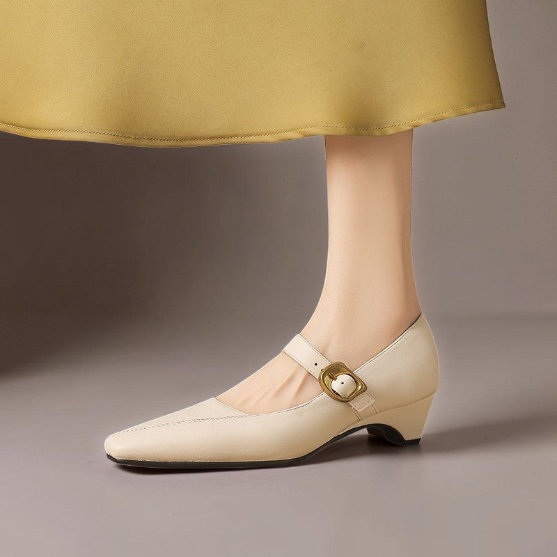 Louette™ | Paneled Mary Jane Heel