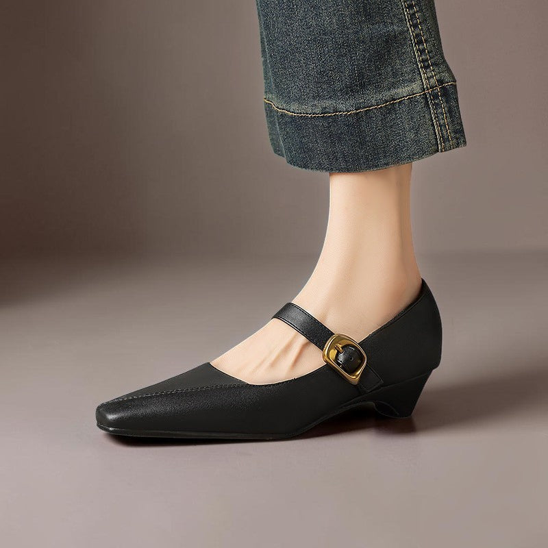 Louette™ | Paneled Mary Jane Heel