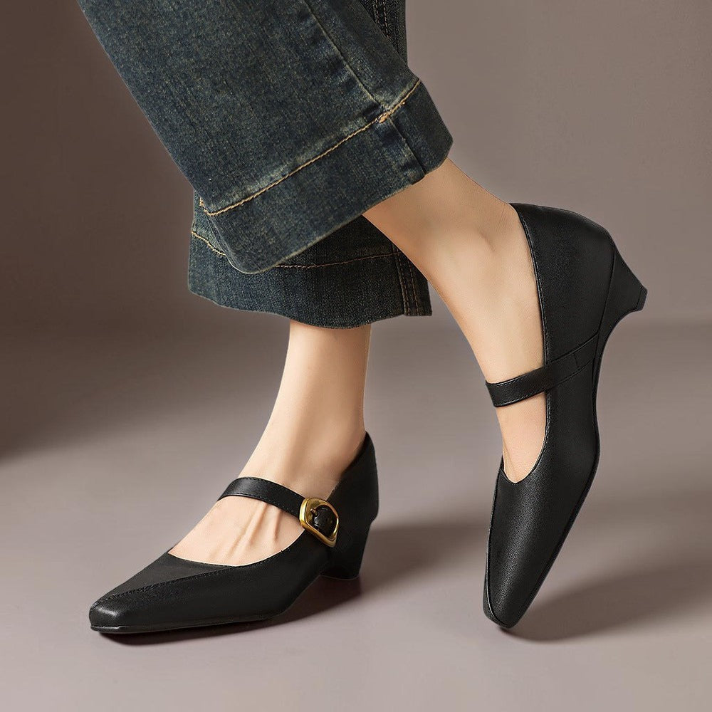 Louette™ | Paneled Mary Jane Heel