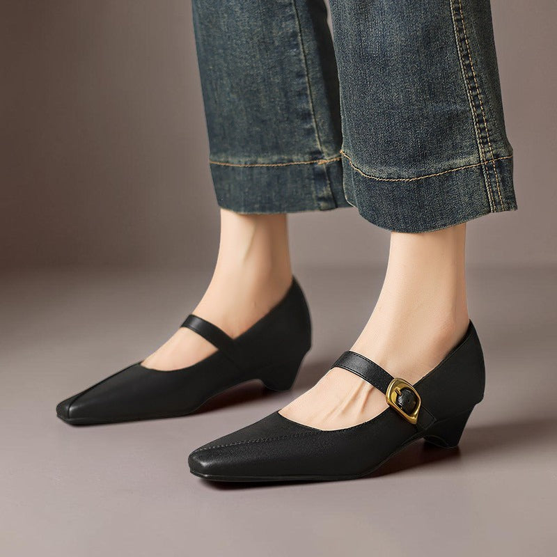 Louette™ | Paneled Mary Jane Heel
