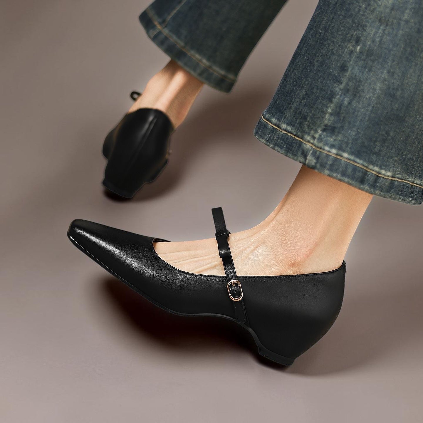 Arnelle™ | Bow-Strap Mary Jane Pump