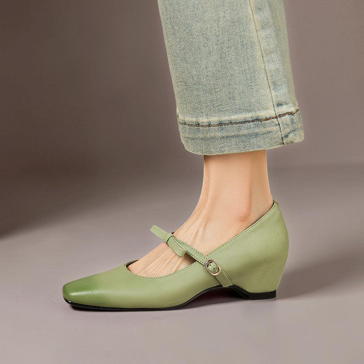 Arnelle™ | Bow-Strap Mary Jane Pump