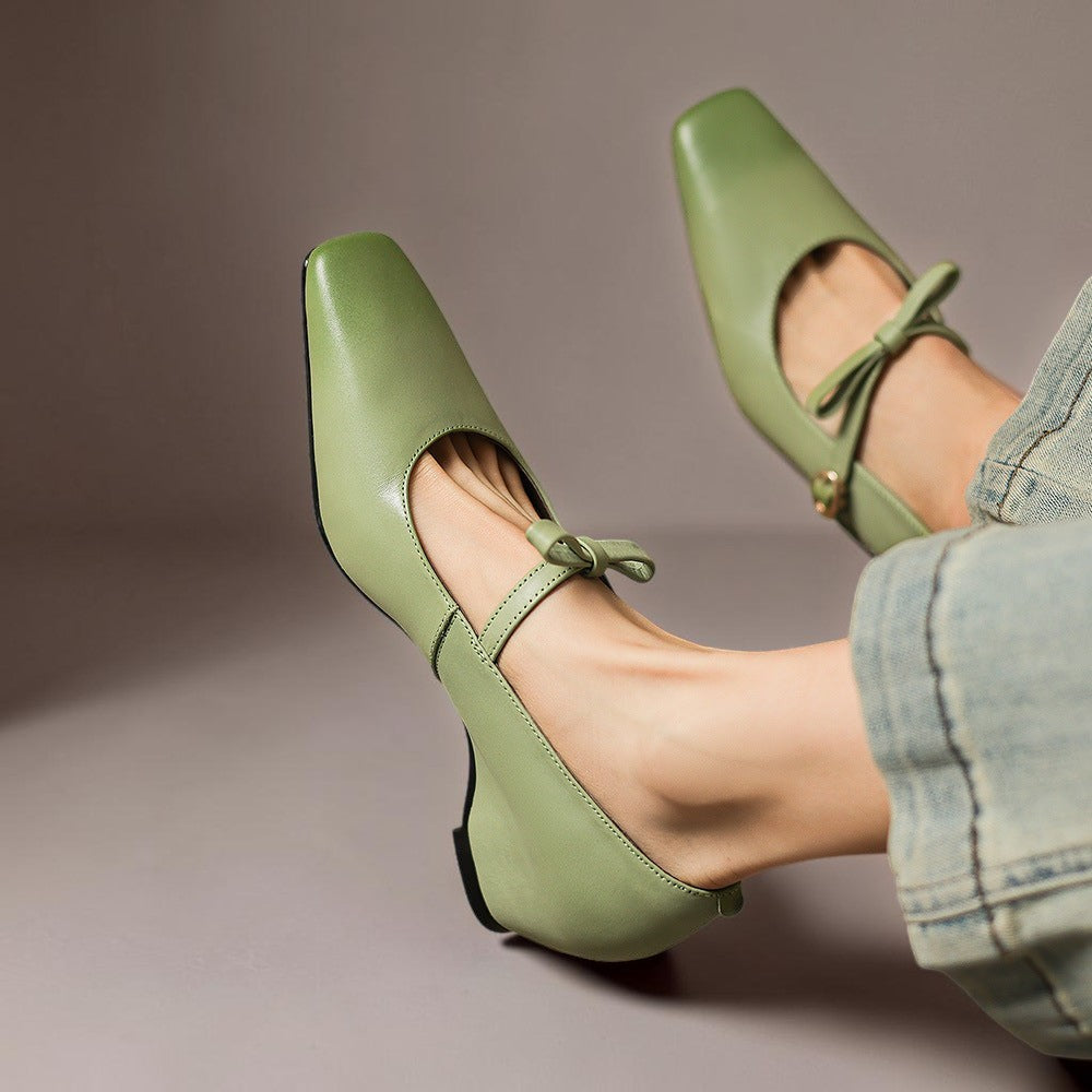 Arnelle™ | Bow-Strap Mary Jane Pump