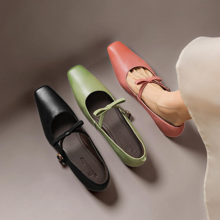 Arnelle™ | Bow-Strap Mary Jane Pump