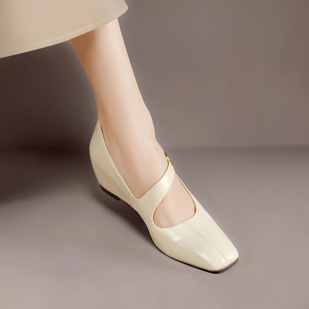 Clairette™ | Mary Jane Wedge Heels