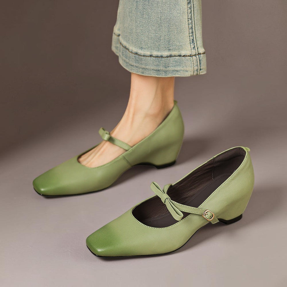 Arnelle™ | Bow-Strap Mary Jane Pump