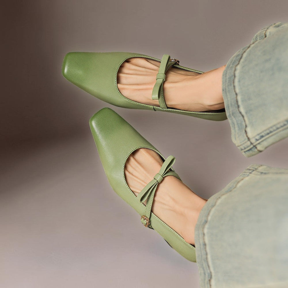 Arnelle™ | Bow-Strap Mary Jane Pump