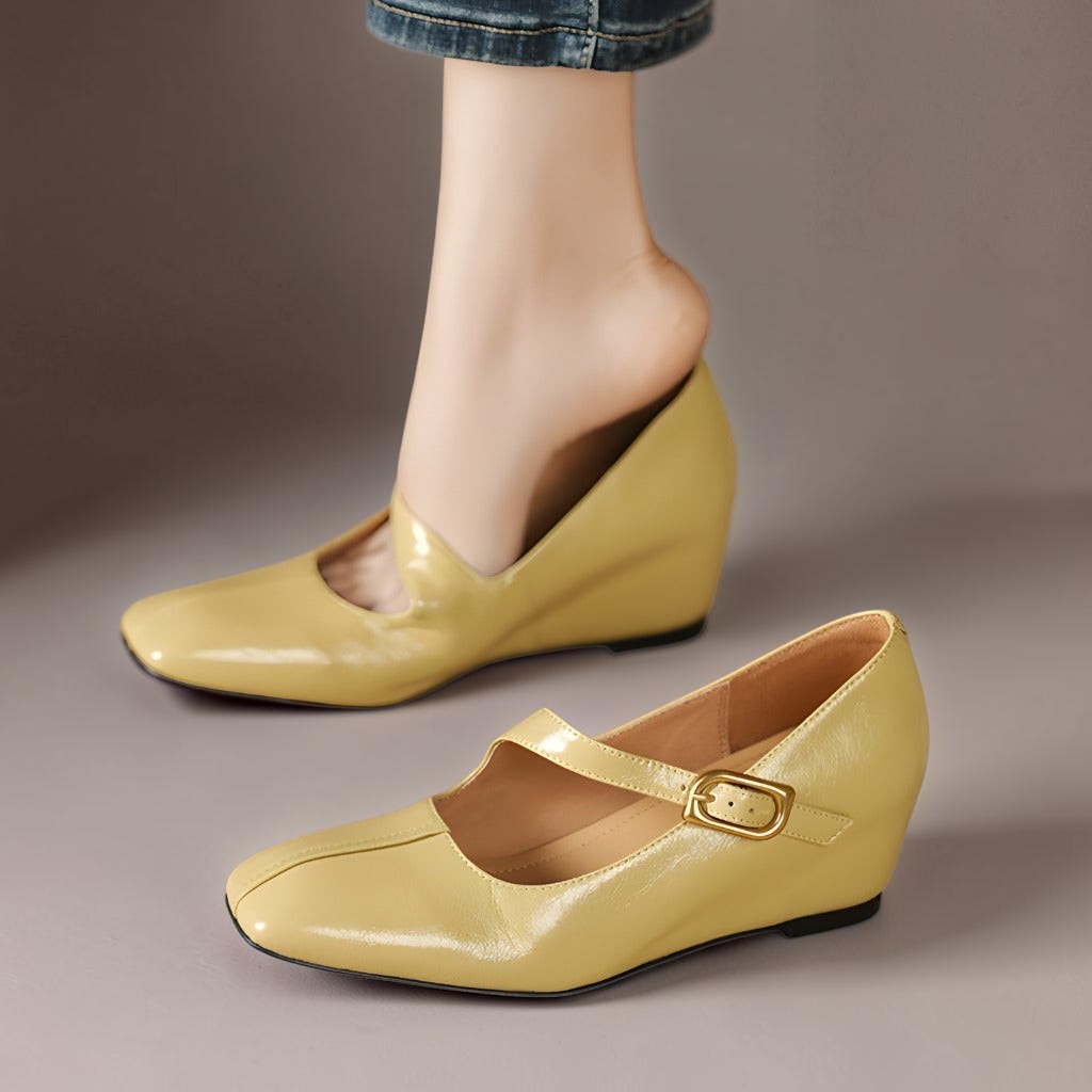 Clairette™ | Mary Jane Wedge Heels