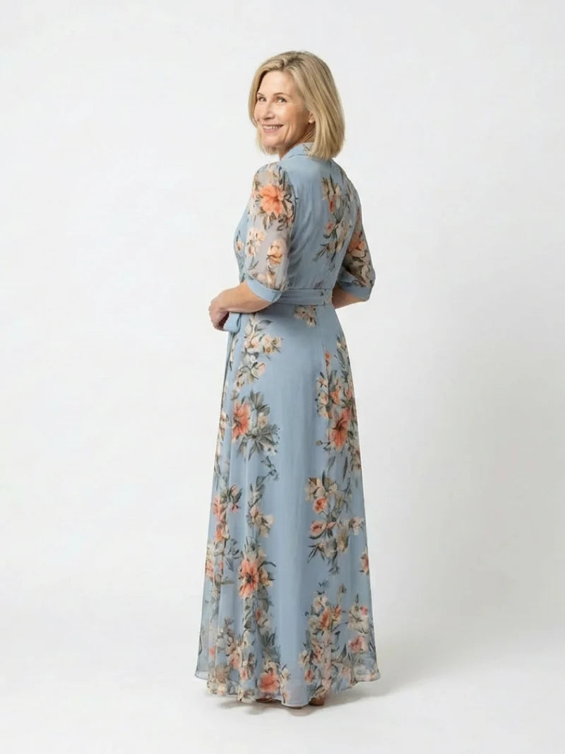 Marigold™ | Bohemian Kimono Wrap Maxi Dress