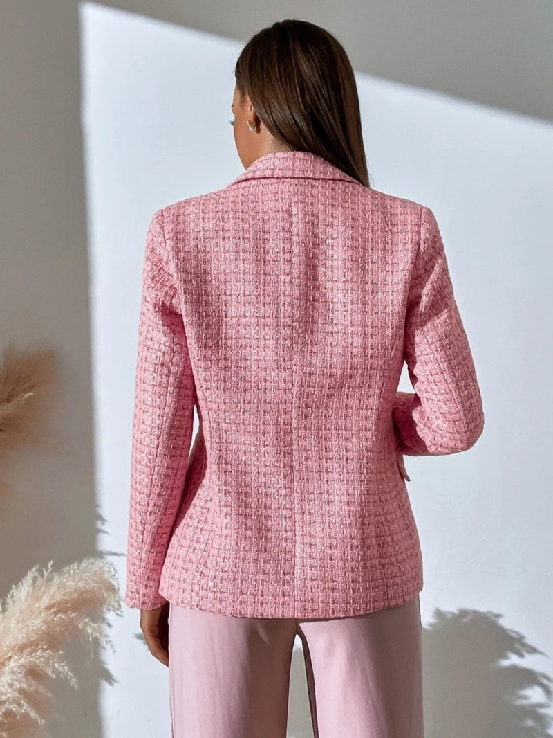 Lorelei™ | Plaid Double-Breasted Blazer