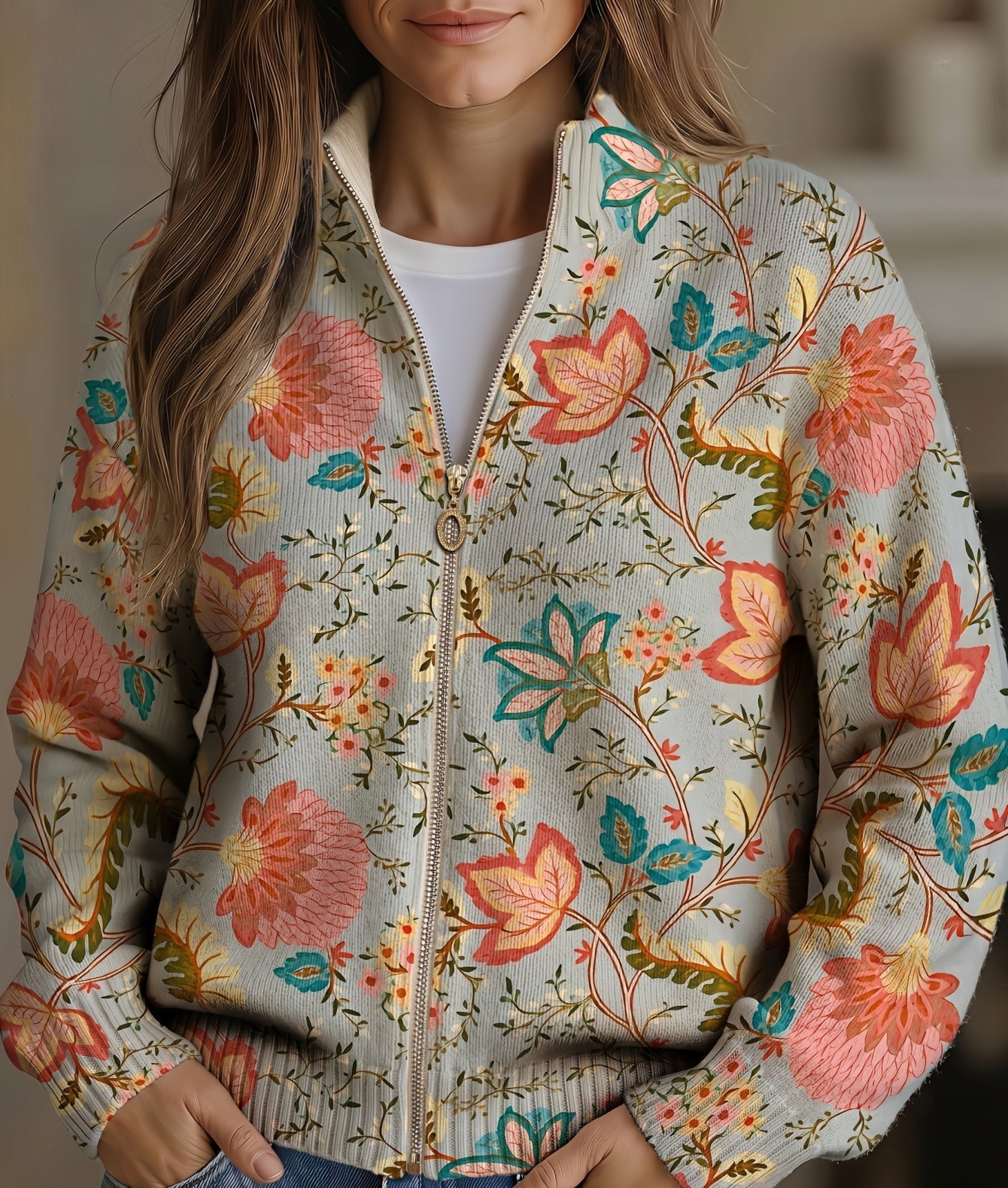 Xanthe™ | Vintage Floral Garden Print