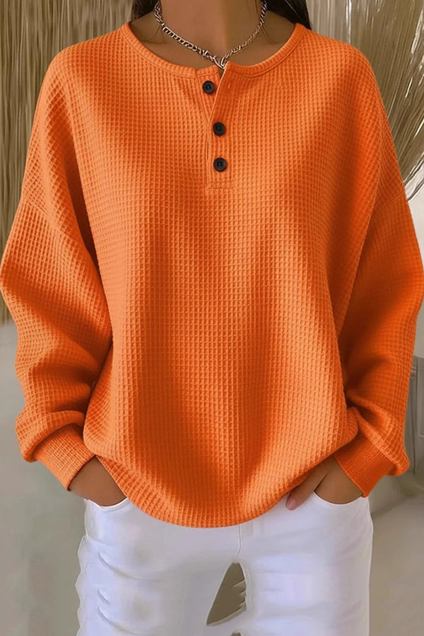 Maewyn™ | Cozy Waffle Knit Pullover